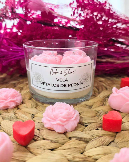 Vela PÉTALOS DE PEONÍA